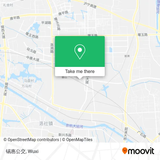 锡惠公交 map
