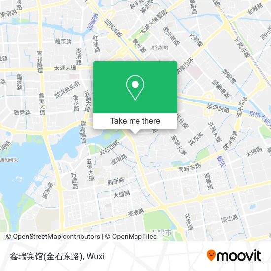 鑫瑞宾馆(金石东路) map