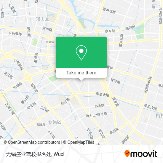 无锡盛业驾校报名处 map