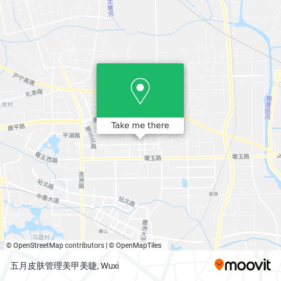 五月皮肤管理美甲美睫 map