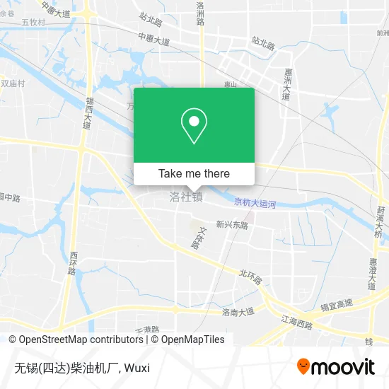 无锡(四达)柴油机厂 map