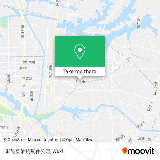 新迪柴油机配件公司 map