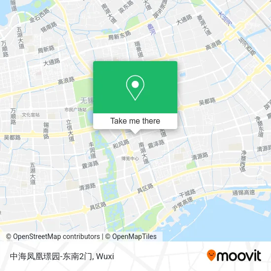 中海凤凰璟园-东南2门 map