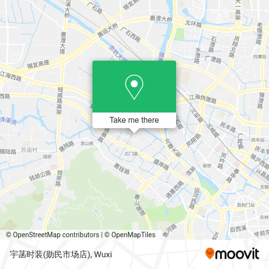 宇菡时装(勋民市场店) map