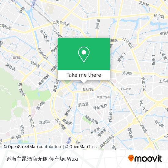 逅海主题酒店无锡-停车场 map