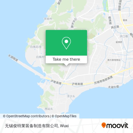 无锡俊特莱装备制造有限公司 map