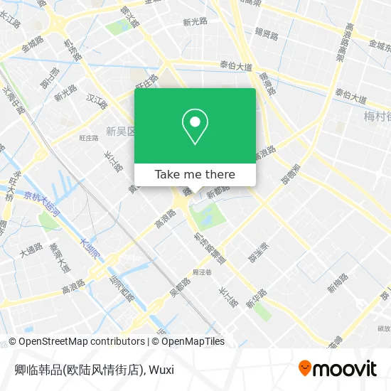 卿临韩品(欧陆风情街店) map