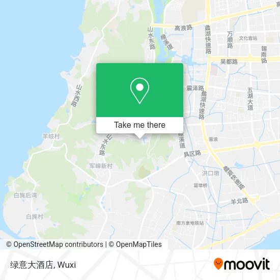 绿意大酒店 map