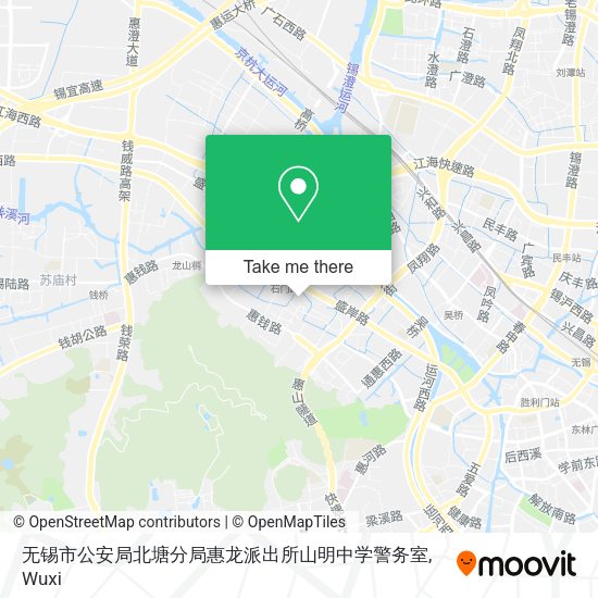 无锡市公安局北塘分局惠龙派出所山明中学警务室 map