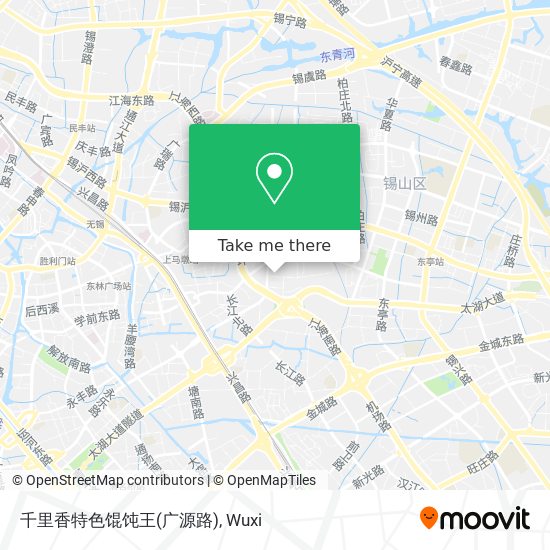 千里香特色馄饨王(广源路) map