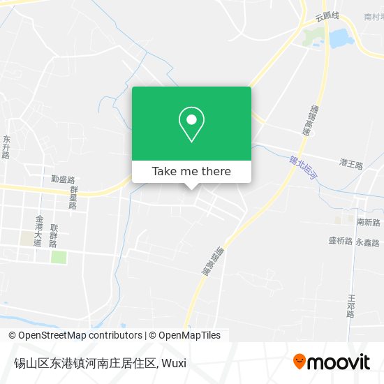 锡山区东港镇河南庄居住区 map