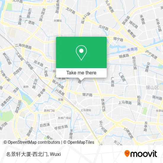 名景轩大厦-西北门 map