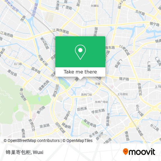 蜂巢寄包柜 map