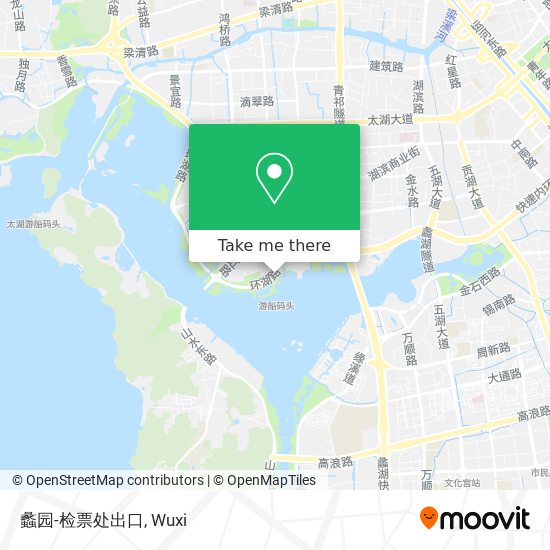 蠡园-检票处出口 map