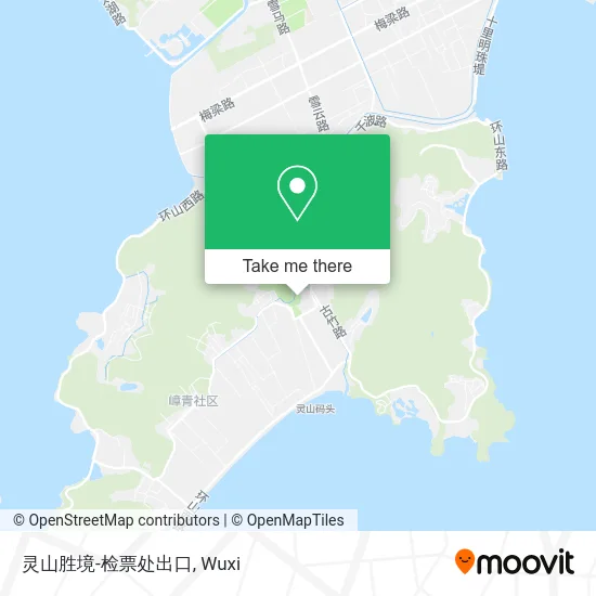 灵山胜境-检票处出口 map