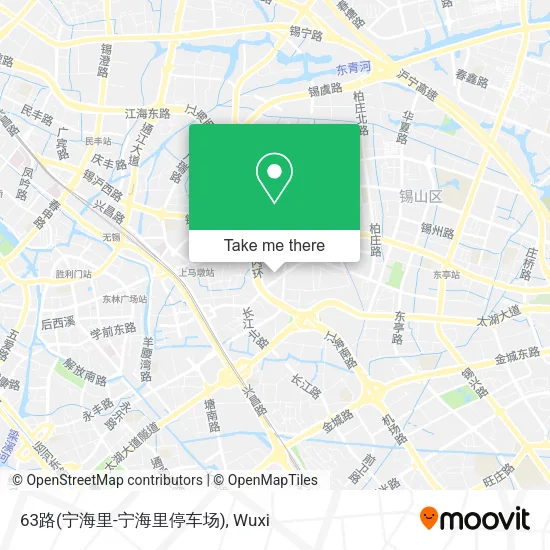 63路(宁海里-宁海里停车场) map
