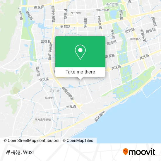 吊桥港 map