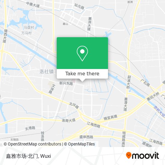 鑫雅市场-北门 map