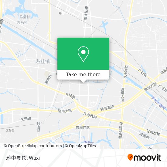 雅中餐饮 map