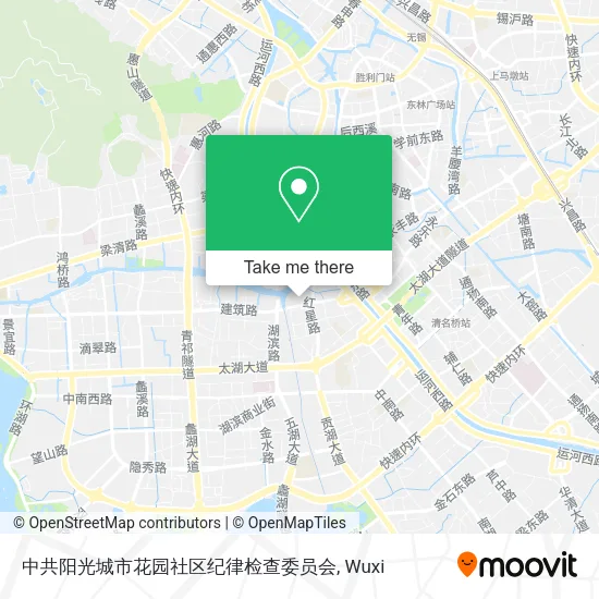 中共阳光城市花园社区纪律检查委员会 map