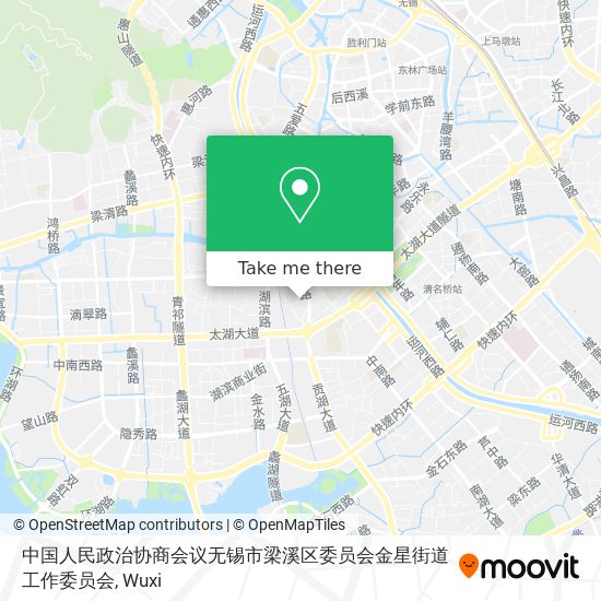 中国人民政治协商会议无锡市梁溪区委员会金星街道工作委员会 map
