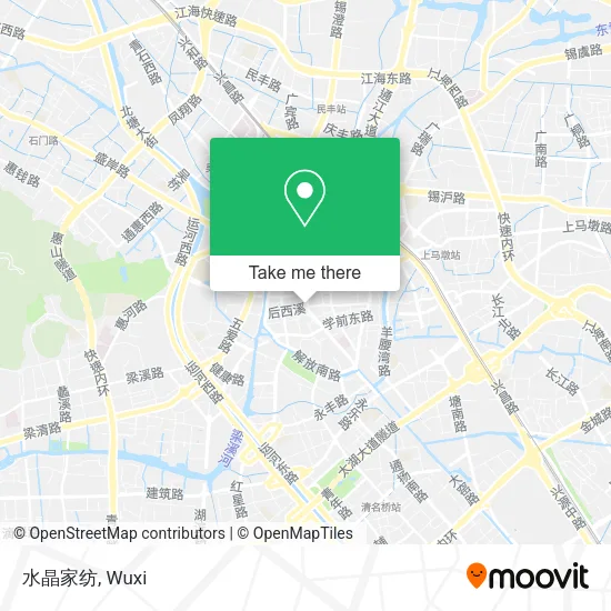 水晶家纺 map