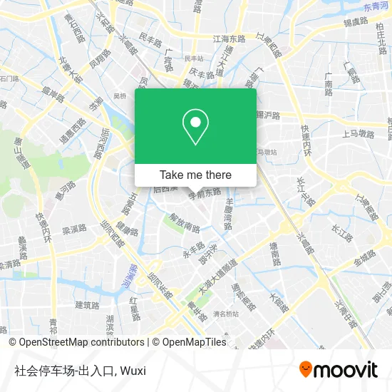 社会停车场-出入口 map