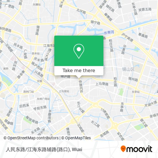 人民东路/江海东路辅路(路口) map