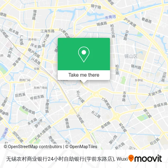 无锡农村商业银行24小时自助银行(学前东路店) map