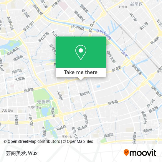 芸阁美发 map