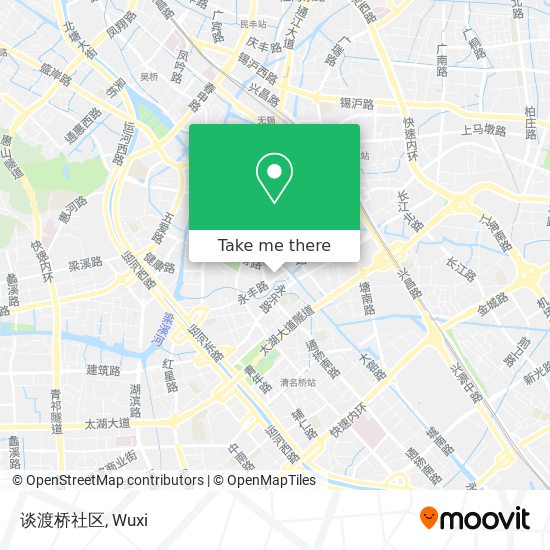 谈渡桥社区 map