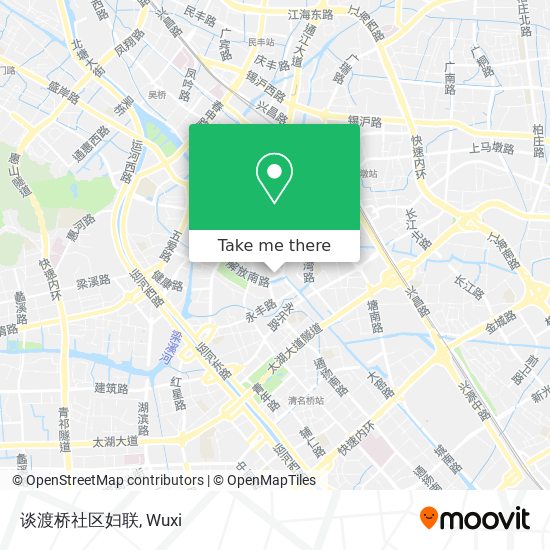 谈渡桥社区妇联 map