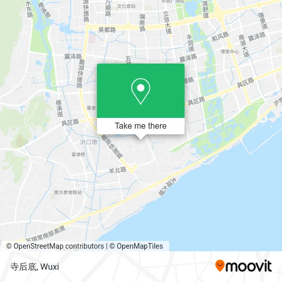寺后底 map