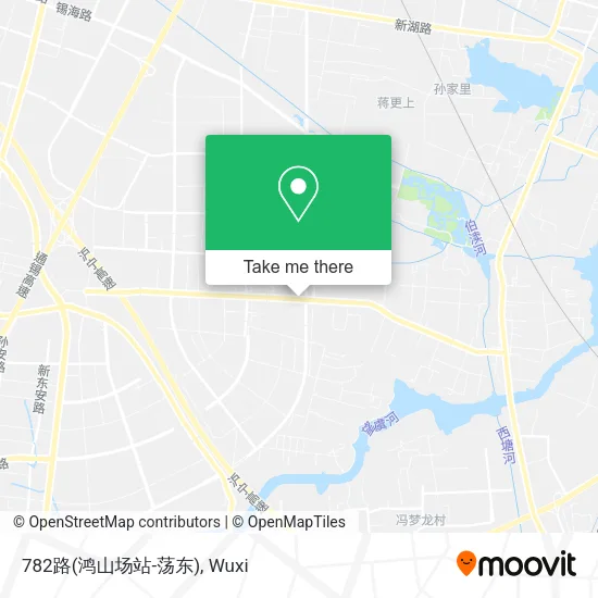 782路(鸿山场站-荡东) map