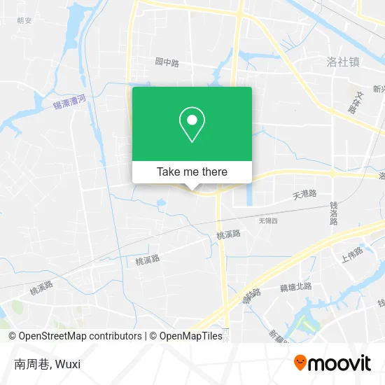南周巷 map