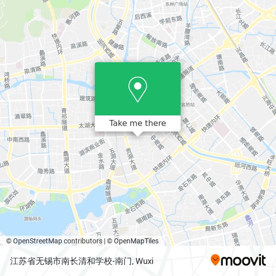 江苏省无锡市南长清和学校-南门 map