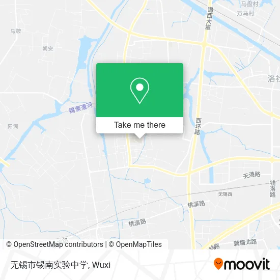 无锡市锡南实验中学 map