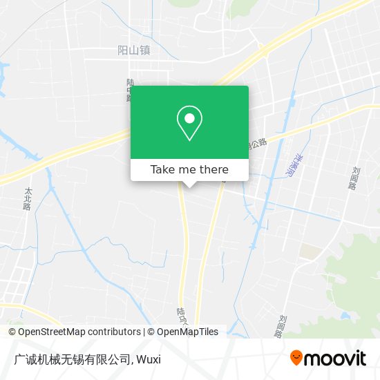 广诚机械无锡有限公司 map