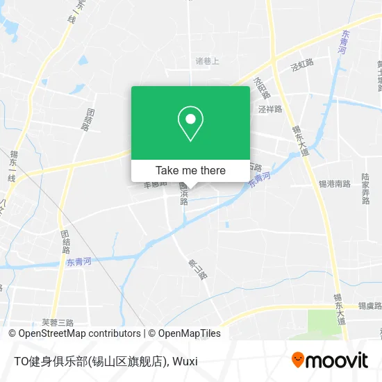 TO健身俱乐部(锡山区旗舰店) map