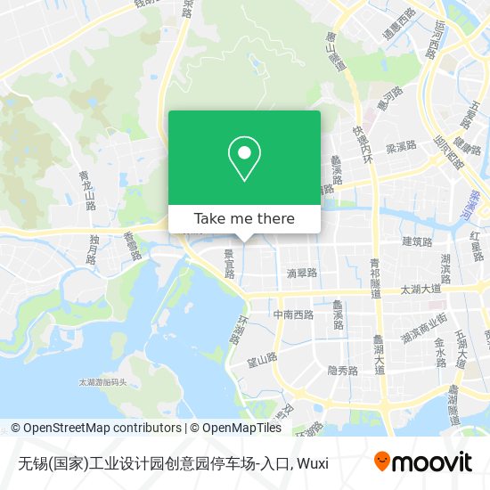 无锡(国家)工业设计园创意园停车场-入口 map