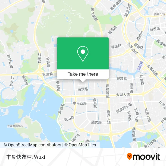 丰巢快递柜 map