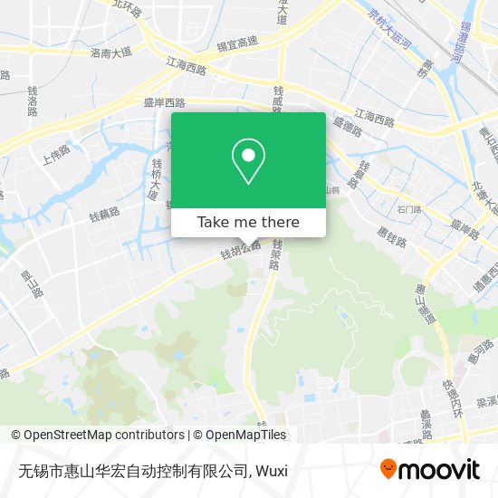 无锡市惠山华宏自动控制有限公司 map
