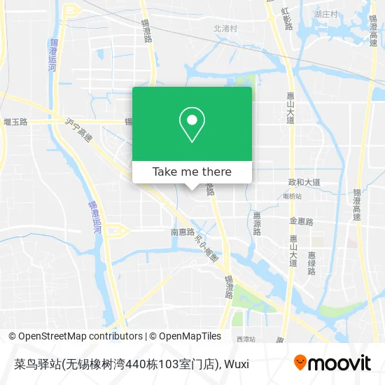 菜鸟驿站(无锡橡树湾440栋103室门店) map