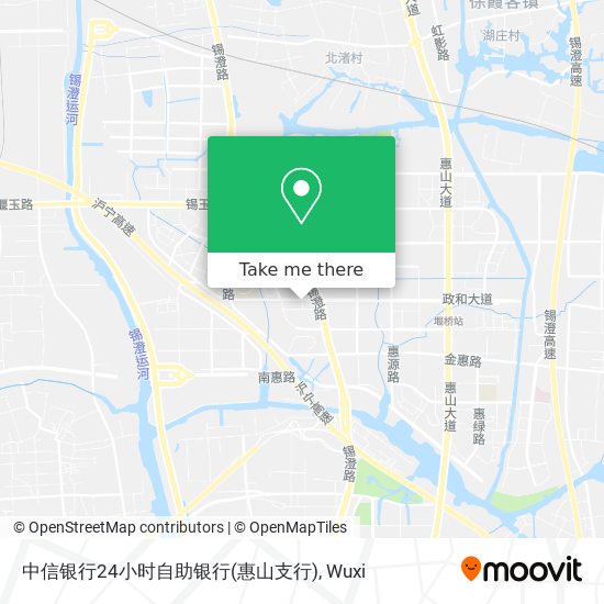 中信银行24小时自助银行(惠山支行) map