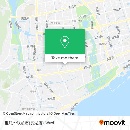 世纪华联超市(贡湖店) map