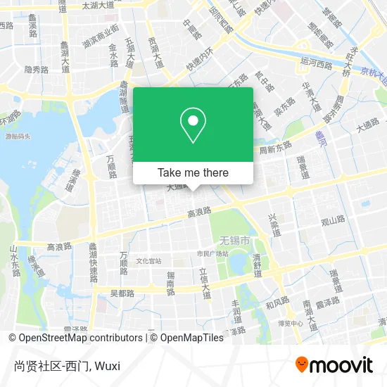 尚贤社区-西门 map
