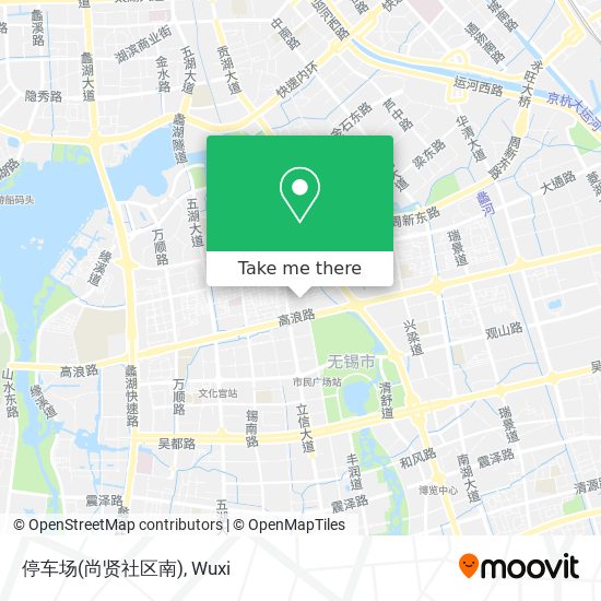 停车场(尚贤社区南) map