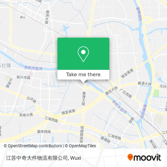 江苏中奇大件物流有限公司 map