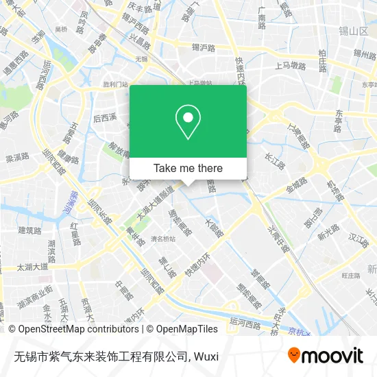 无锡市紫气东来装饰工程有限公司 map
