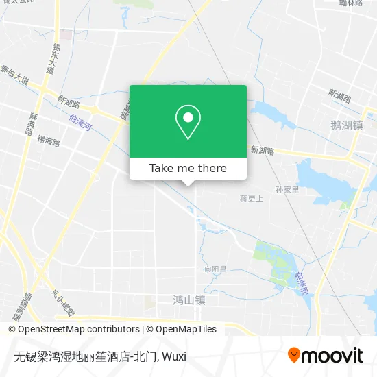 无锡梁鸿湿地丽笙酒店-北门 map